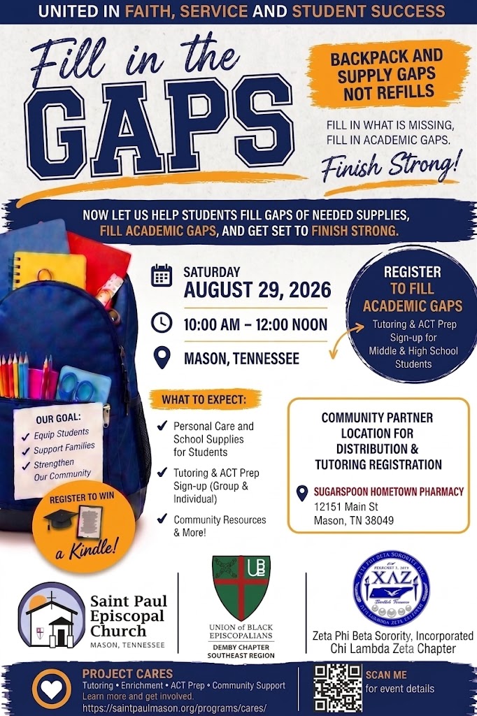 Fill in the GAPS – Community Outreach Event